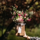 Box with Bouquet of Country Flowers (2)
